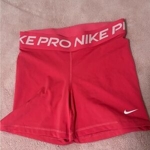 Nike Pro Women's Pink Performance Bike Shorts